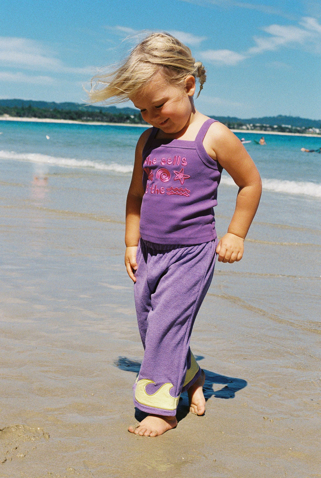 KIDS SHE SHELLS SINGLET