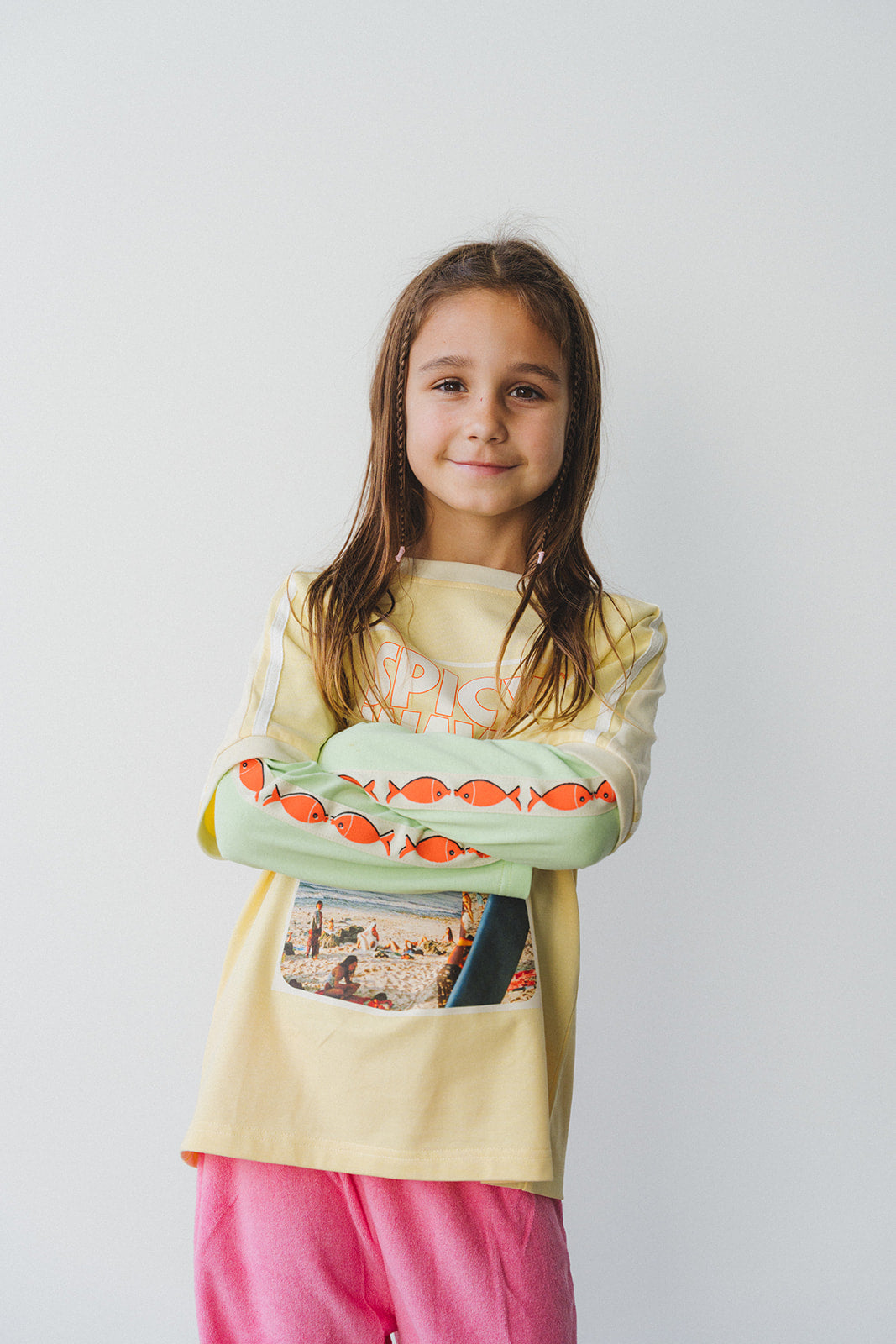 KIDS SPICY WAVES LAYERED LONG SLEEVE - PRE ORDER