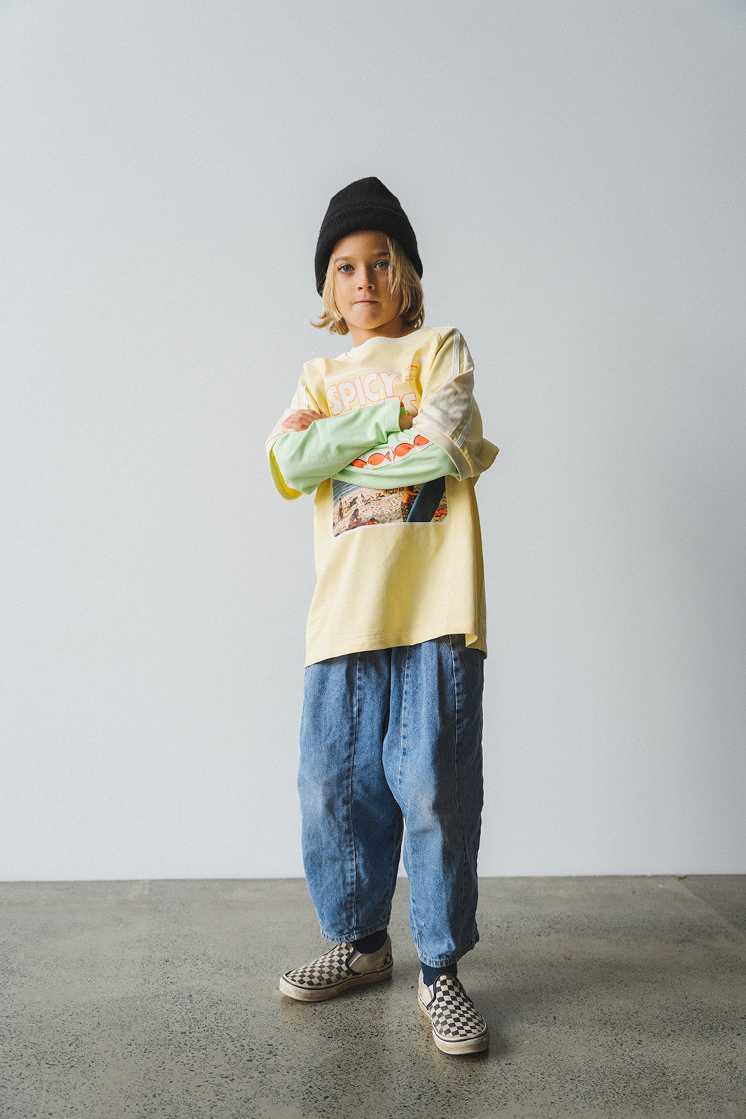 KIDS SPICY WAVES LAYERED LONG SLEEVE - PRE ORDER