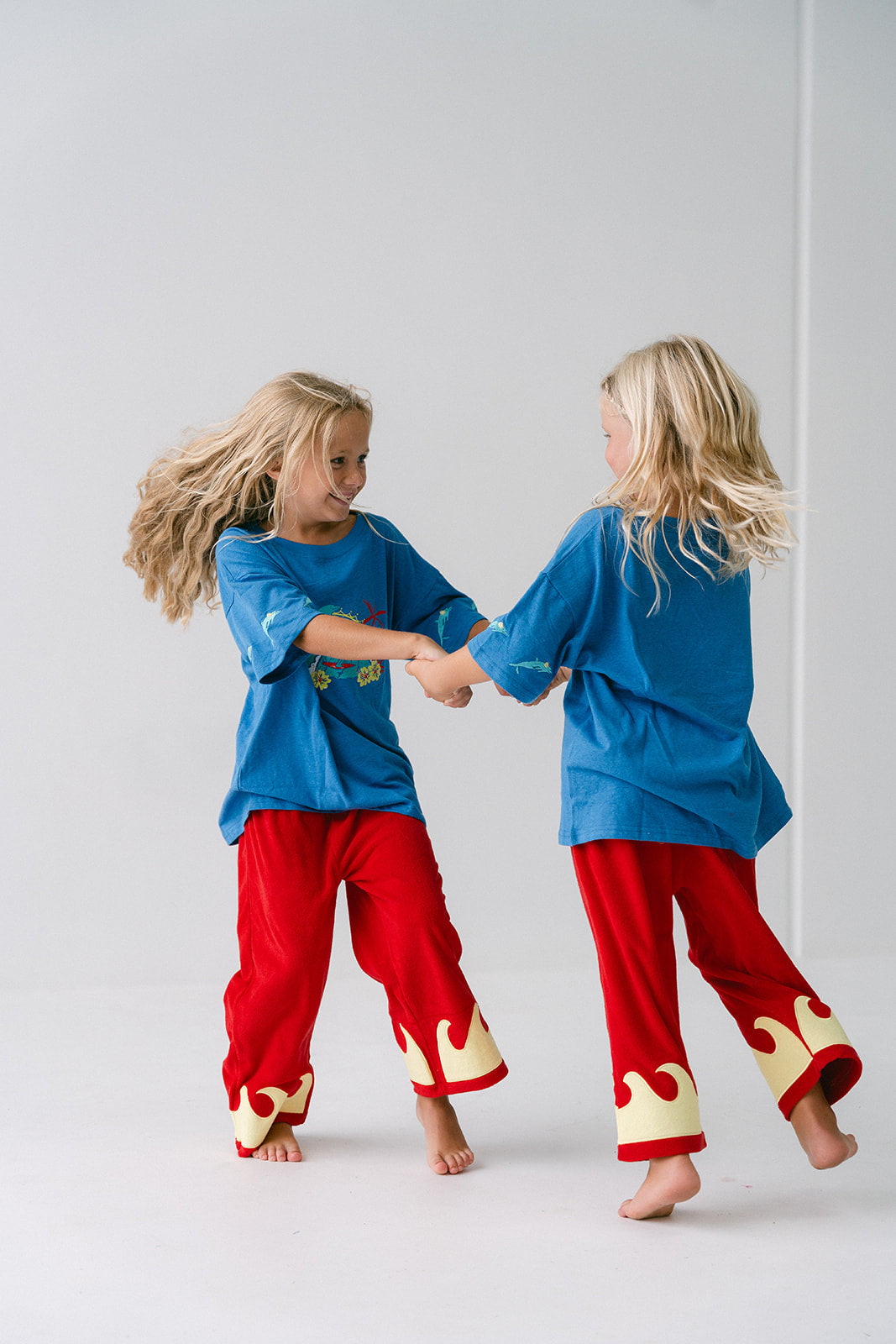 WAVE TERRY PANTS - CHILLI MANGO