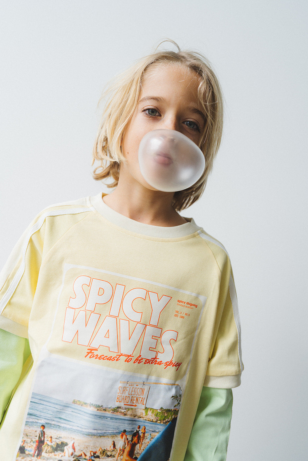 KIDS SPICY WAVES LAYERED LONG SLEEVE - PRE ORDER