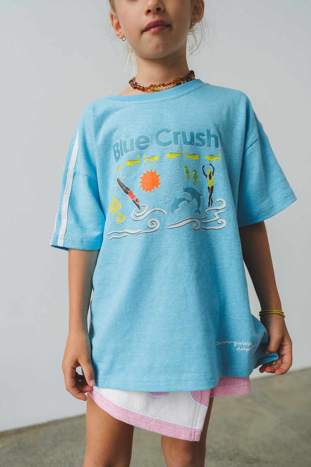 KIDS BLUE CRUSH HEMP TEE