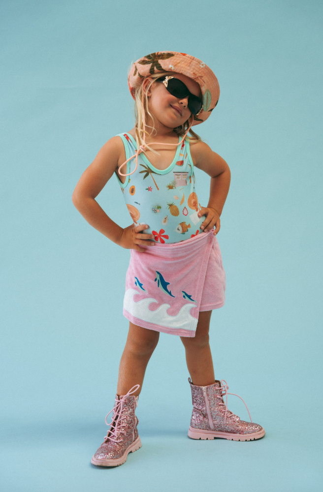 KIDS MERMAID TERRY SKORT PRE ORDER