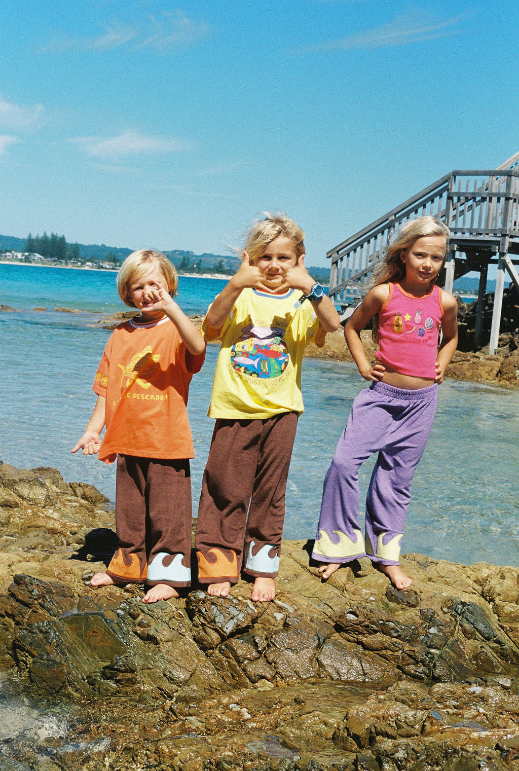 KIDS TROPICAL FRUIT SINGLET