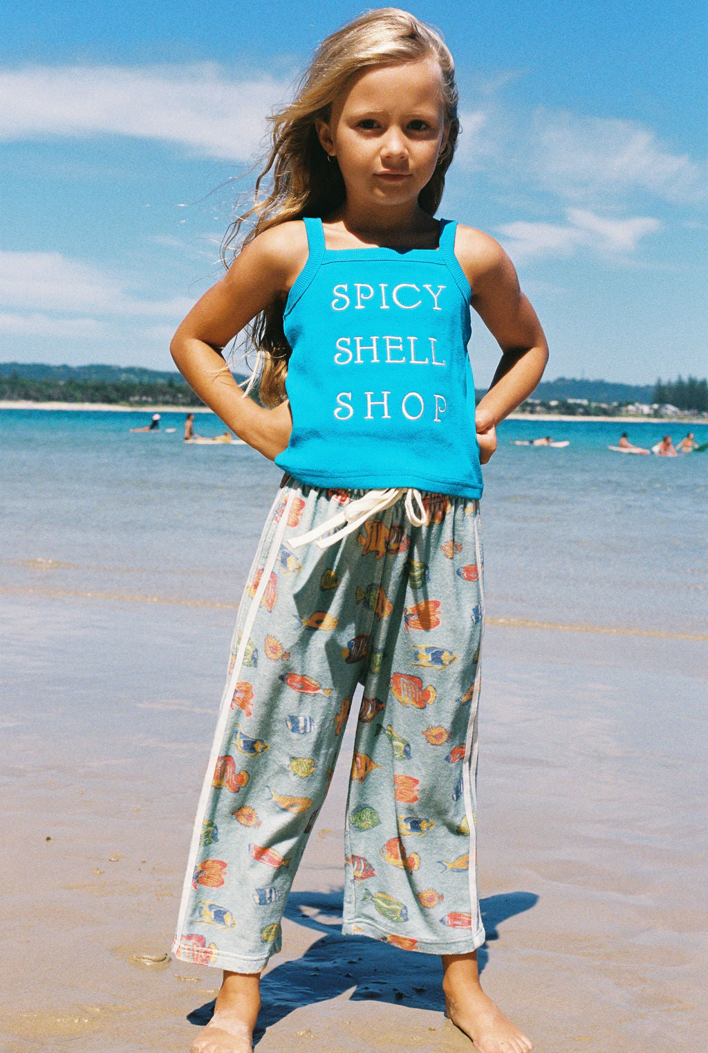 KIDS SPICY SHELL SHOP SINGLET