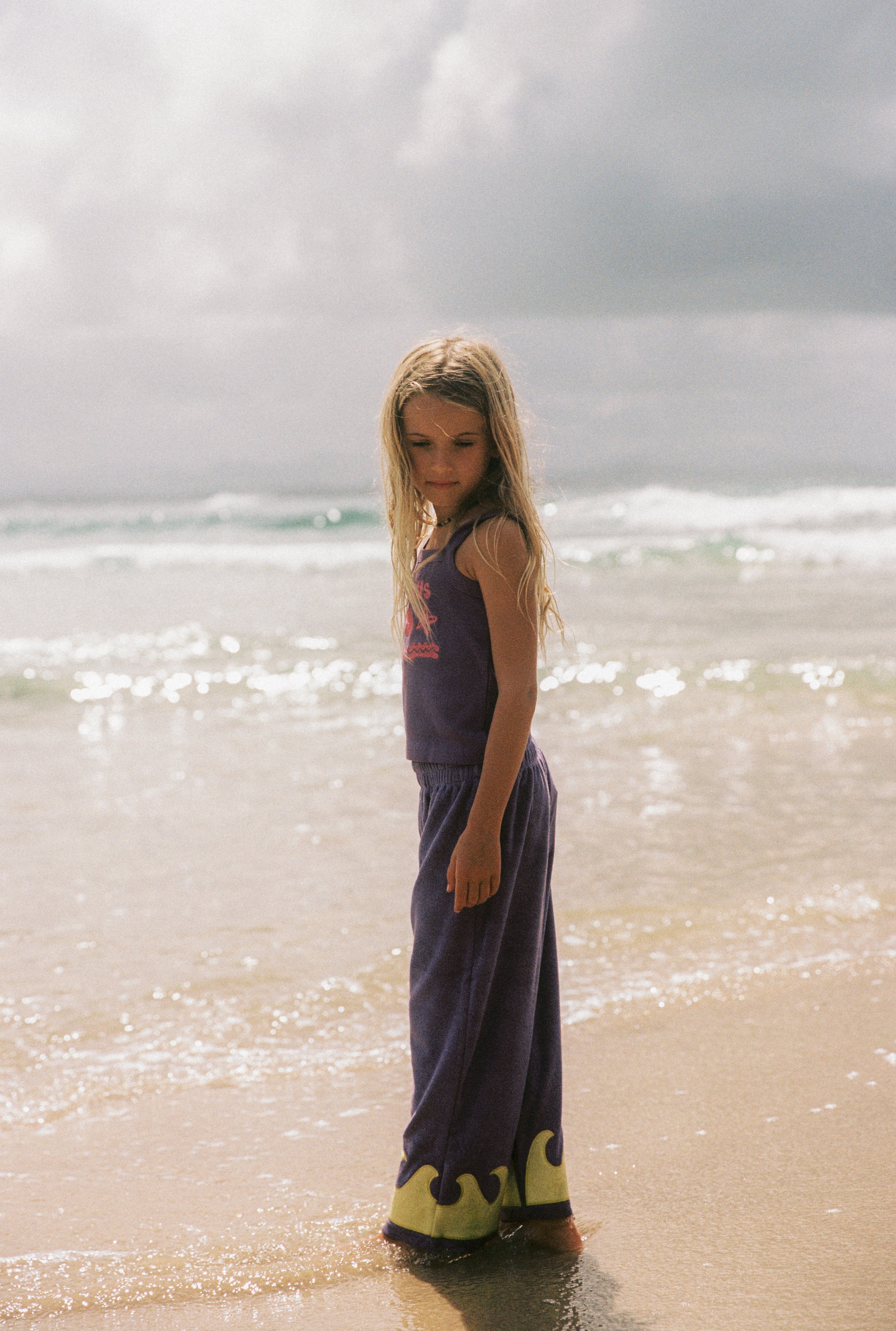 WAVE TERRY PANTS - COSMIC CORAL