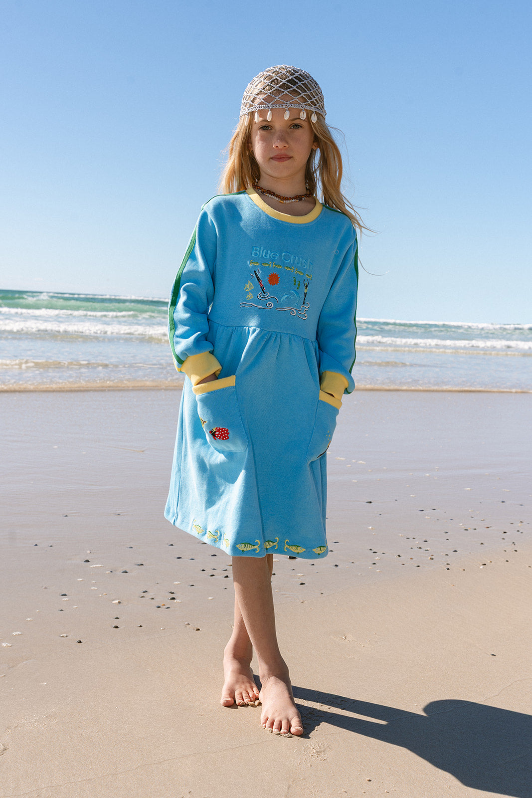 BLUE CRUSH JUMPER DRESS
