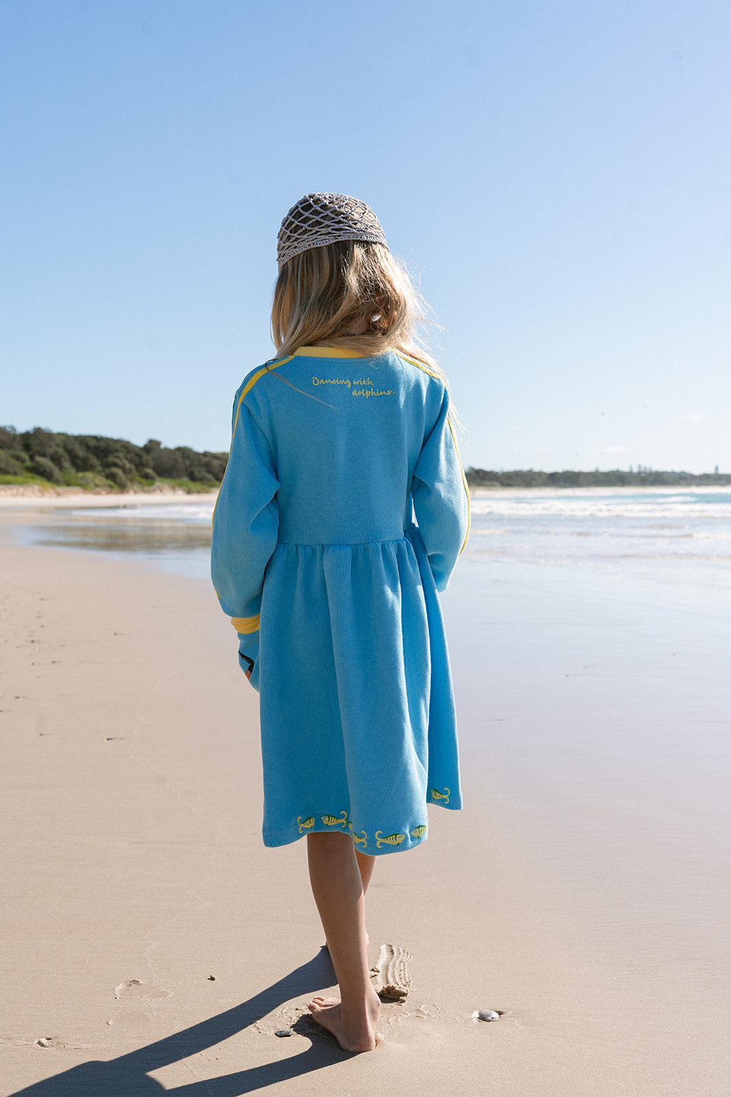 BLUE CRUSH JUMPER DRESS