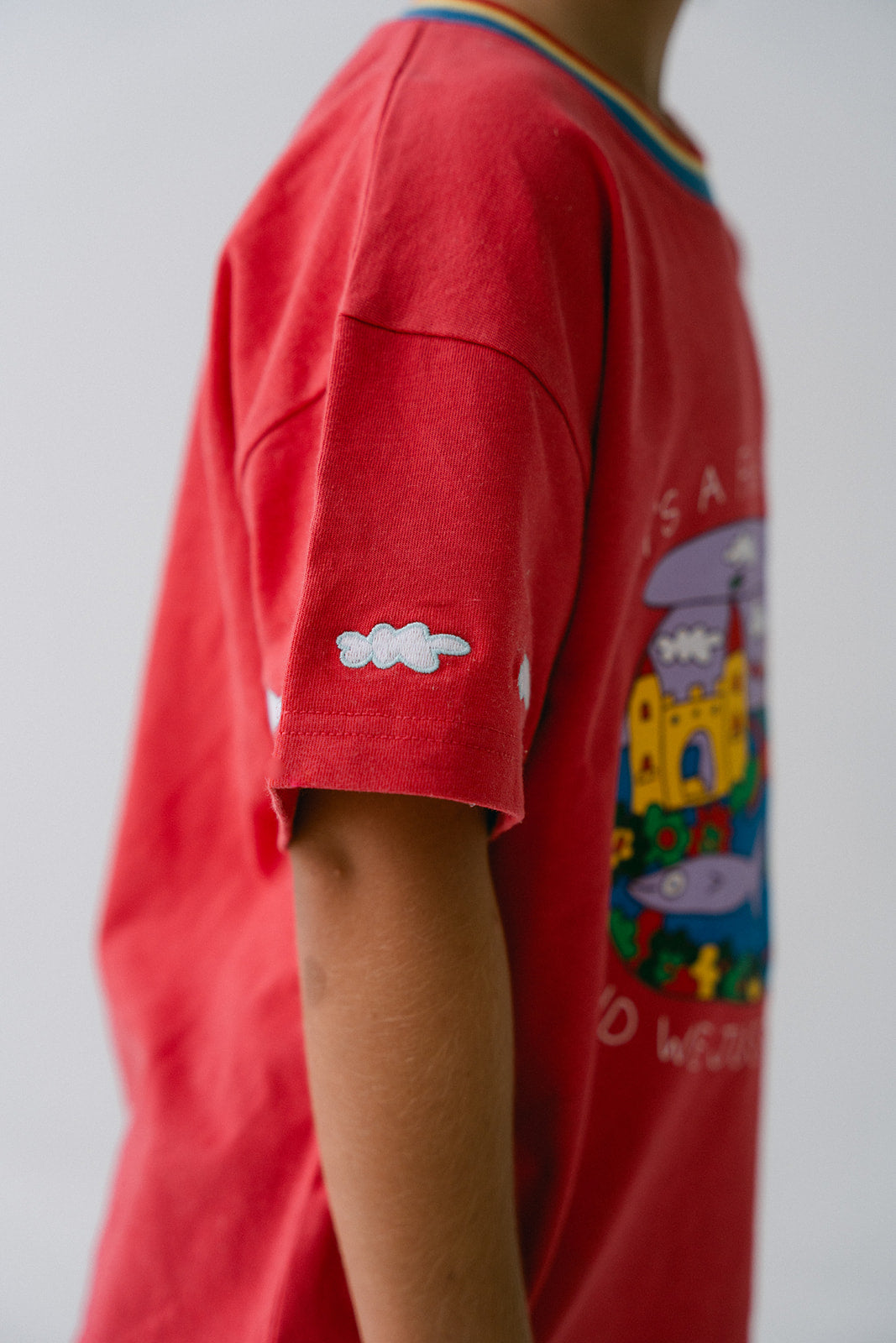 FISH WORLD TEE - RED