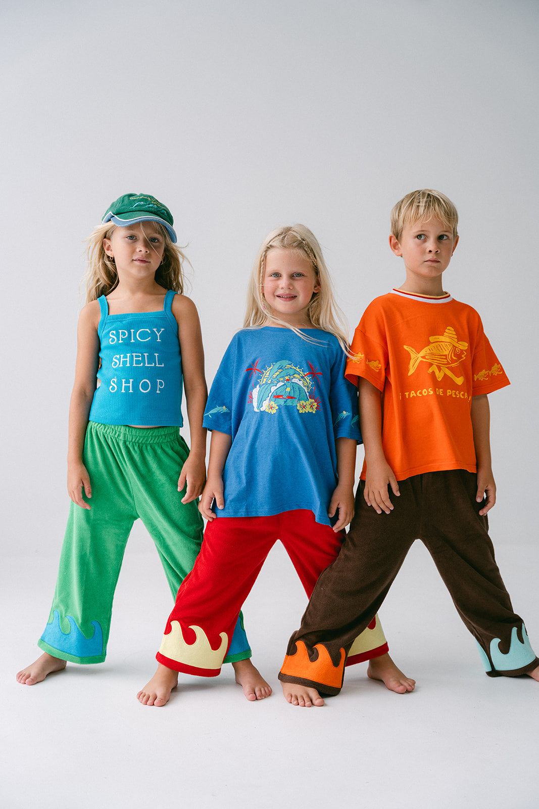 TERRY WAVE PANTS - VOLCANO BAY