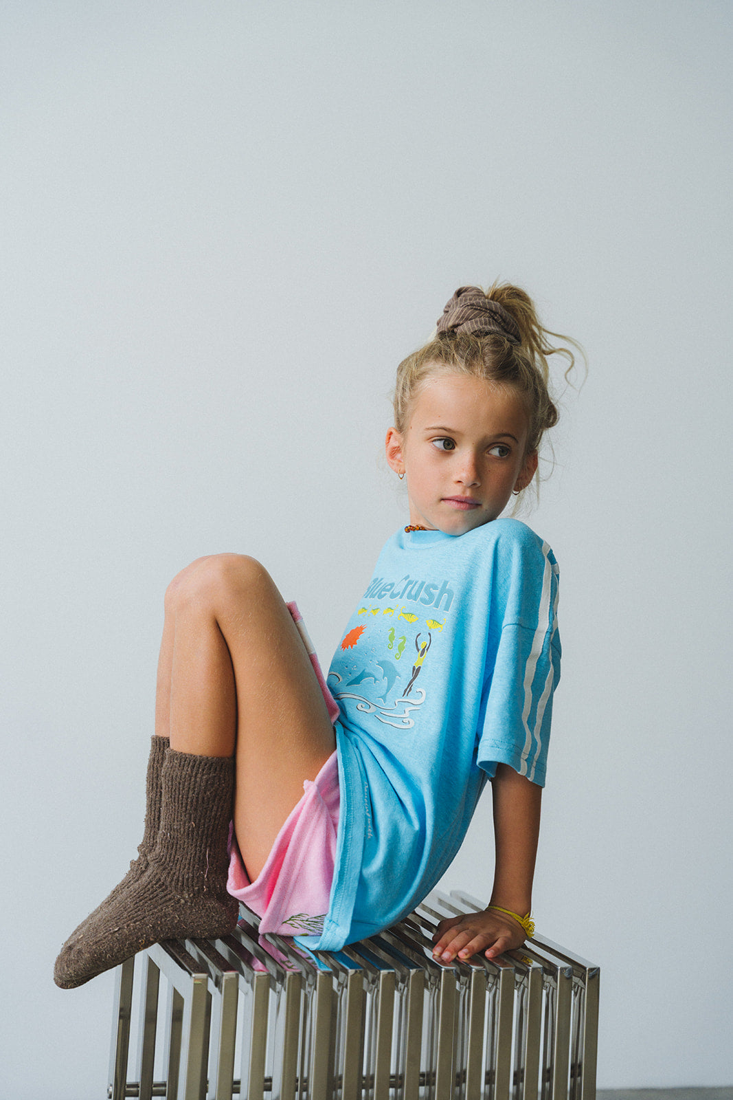 KIDS BLUE CRUSH HEMP TEE