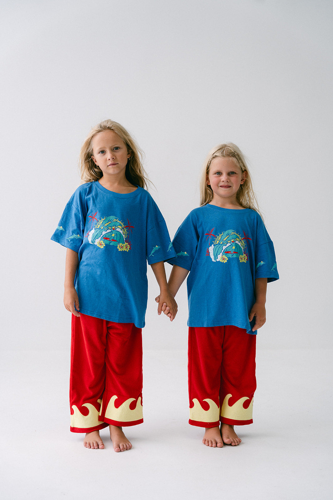 WAVE TERRY PANTS - CHILLI MANGO