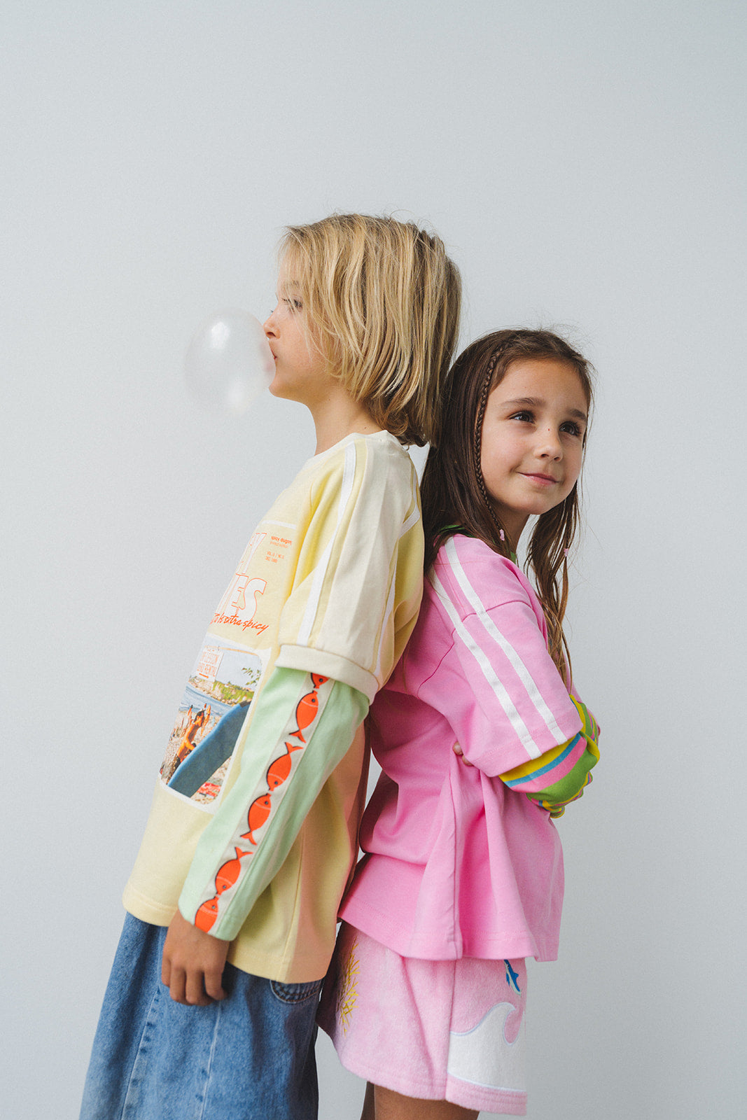 KIDS SPICY WAVES  LAYERED LONG SLEEVE - PRE ORDER