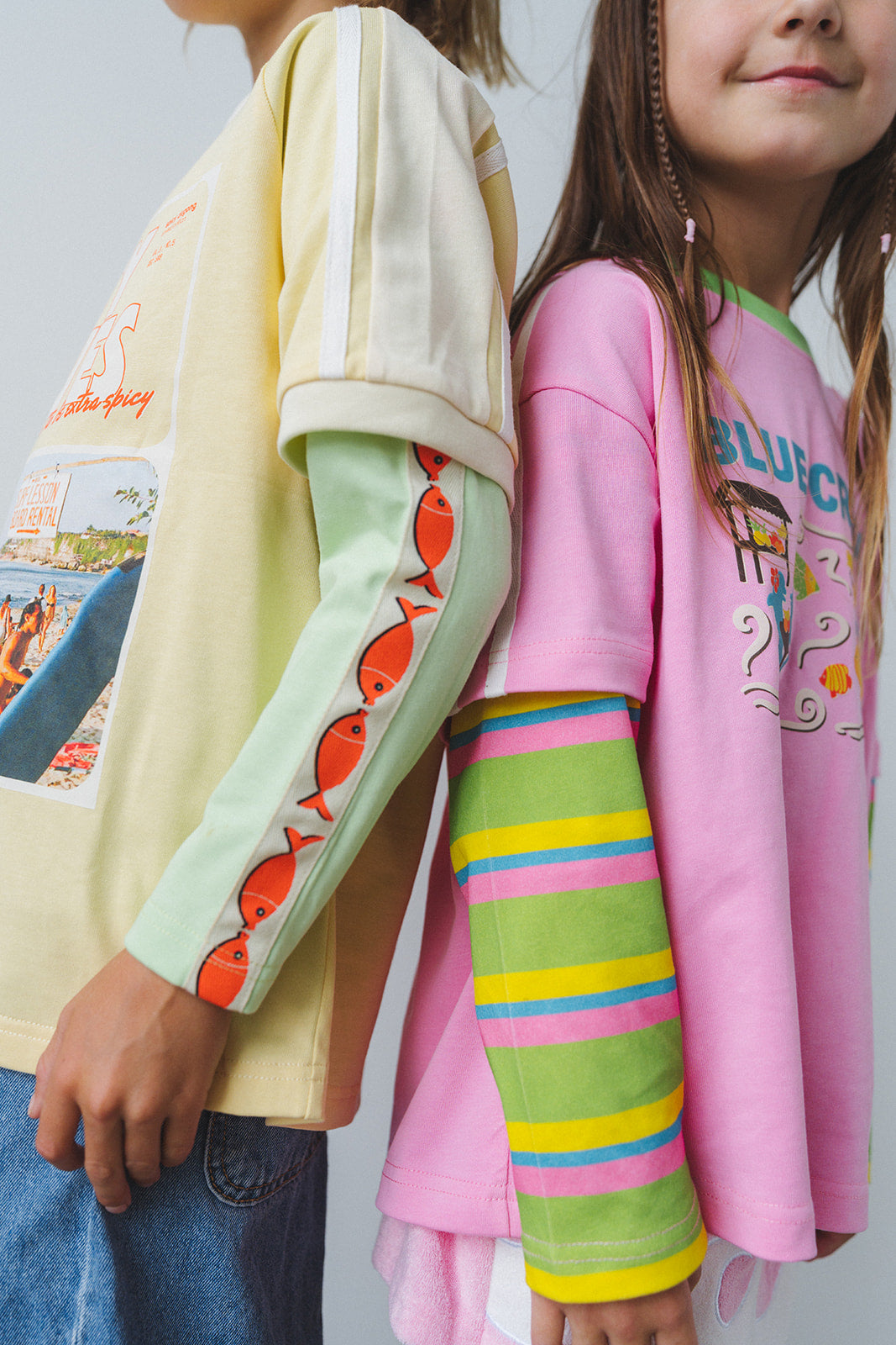 KIDS SPICY WAVES  LAYERED LONG SLEEVE - PRE ORDER
