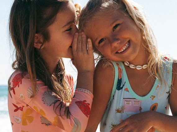 PREORDER ZOE LONGSLEEVE SURFSUIT - PEACH