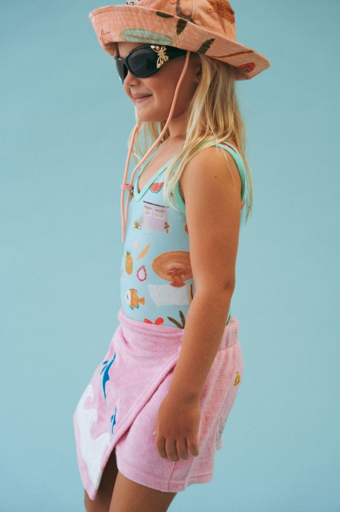 KIDS MERMAID BUCKET HAT