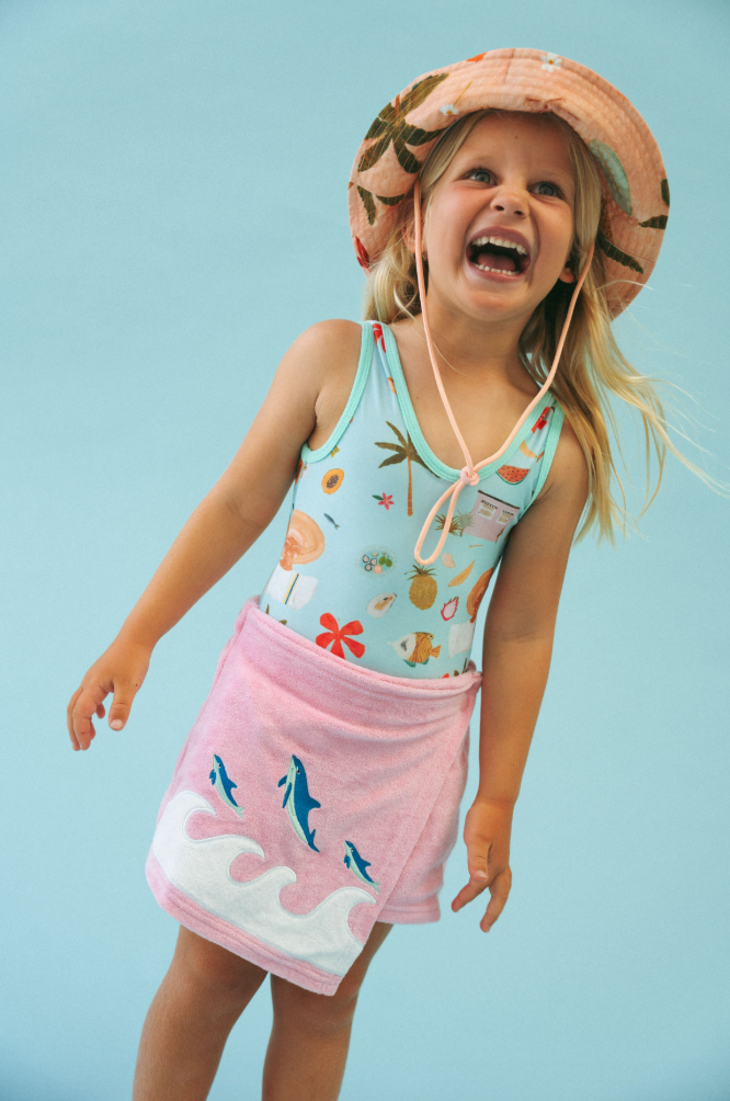 KIDS MERMAID TERRY SKORT PRE ORDER