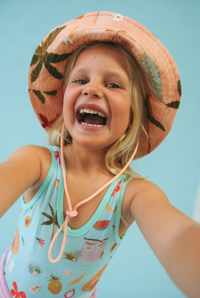 KIDS MERMAID BUCKET HAT